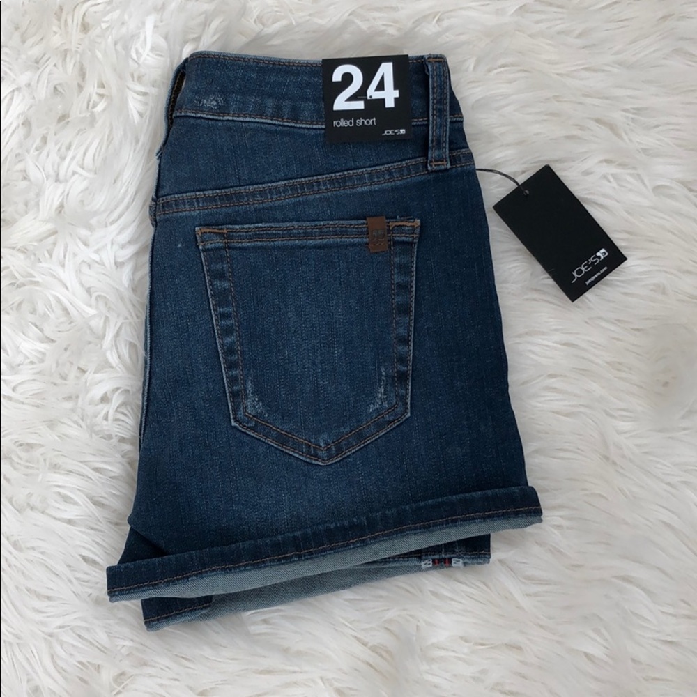 NWT Joe's Rolled Denim Shorts